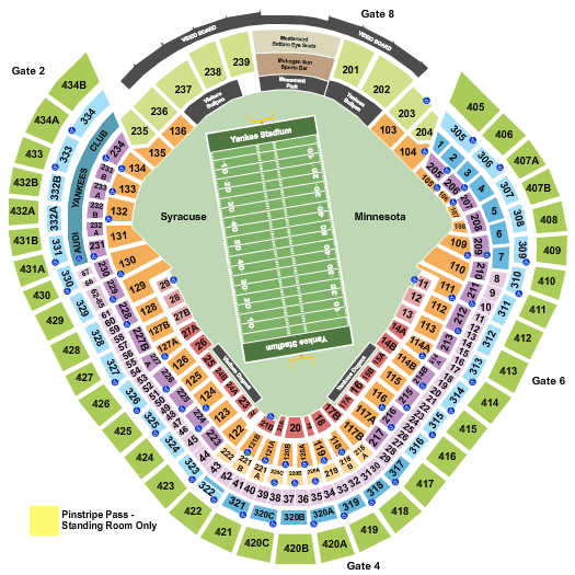 pinstripe tickets yankee stadium